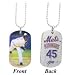 New York Mets Pedro Martinez Sport Dog Tagz Necklace (Set of 2)