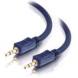 C2G / Cables to Go 40604 Velocity M/M Stereo Audio Cable (25 Feet, Blue)
