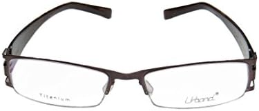Urband Signal Womens/Ladies Designer Half-rim Eyeglasses/Spectacles (53-17-0, Brown)