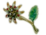 ENAMEL FLOWER PIN