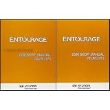 2006 Hyundai Entourage Repair Shop Manual 2 Volume Set Original by Hyundai