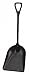 Hygienic Shovel, 14 In. W, Black