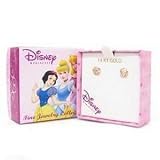 14K Gold Walt Disney Childrens Pink Flower Studs