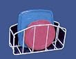 Lid Holder (White) (5 1/2"H x 10"W x 2 1/2"D)