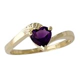 Amethyst and Diamond Ring
