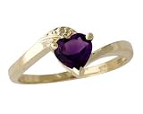 Amethyst and Diamond Ring
