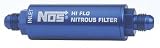 NOS 15552NOS Blue Anodized Billet Aluminum High Pressure In-line Nitrous Filter