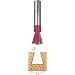 Freud 22-134 3/4-Inch Diameter 14-Degree Dovetail Router Bit with 1/2-Inch Shank