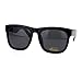 All Black Oversized Sunglasses Thick Frame Retro Classic Shades UV Protection
