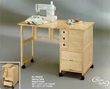 Sewing Table in Natural Finish - 88592493