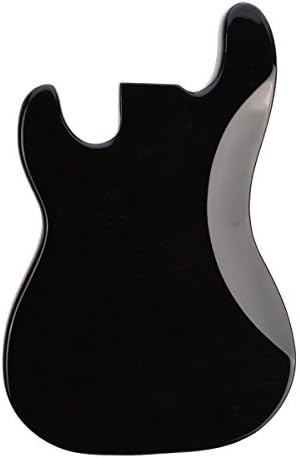 Rockaudio Gloss Black Alder P Style Bass Guitar Body