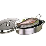 Welco 3 Piece Oval Fish Poacher - 5 Quart