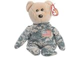 TY Beanie Babies Salute  - Camouflage Bear