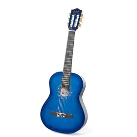 BeBoP Child Nylon String 1 2 Size Blue Sunburst Guitar Package, Free Tuner, and 20 Great Kid Songs... by 
