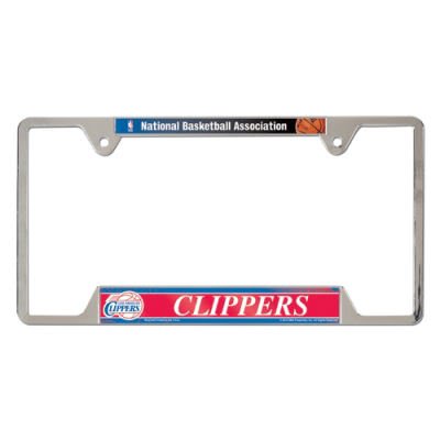 LOS ANGELES CLIPPERS OFFICIAL LOGO METAL LICENSE PLATE FRAME