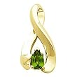 14K Yellow Gold Tsavorite Pendant/Slide