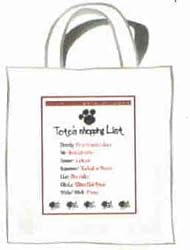 Toto's Shopping List Tote Bag