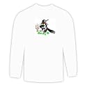 Long Sleeve T-shirt with tarot, cards, crow, teller, fortune, madame, candles
