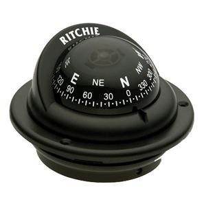 Ritchie TR-35 Trek Flush Mount Compass (Black)