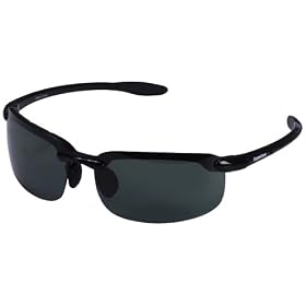 Select-A-Vision Coppertone Polarized High Performance Sunglass, Shiny Black Frame