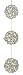 Pinwheel Recycled Aluminum 3-Tier Foyer Pendant Light