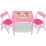 Product details for Disney Princess: Season of Enchantment Activity Table & Chairs Set