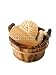 Wallmonkeys Peel and Stick Wall Decals - Washtub with Bath Items, Comb, Mirror and Brush - Removable Graphic