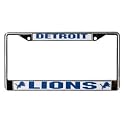 Detroit Lions Chrome License Plate Frame