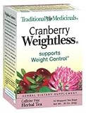 Weightless Cranberry Tea 16 Bags ( Supports Weight Control ) Traditional Medicinals Teas
