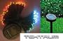 TEKTRUM 82 FEET-LONG 150 MULTI-COLOR LED TWO-IN-ONE SOLAR STRING FAIRY LIGHTS OUTDOOR