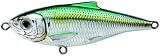 Live Target Scaled Sardine Twitchbait, Suspending, 3", Silver/ Green