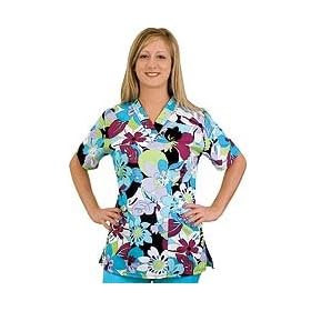 Lush V-Neck Nursing Uniform Scrub Top by Los Angeles Rose