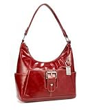 Giani Bernini Glazed Leather "Buckle" Hobo Bag