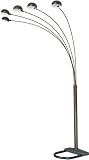 5-Lite Arch Floor Lamp – Multi-Lite Rusted Gold Finish