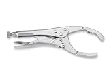 Lumax Adjustable Filter Wrench, Locking Pliers, 2-1/8 to 4-5/8 Diameter