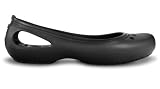 crocs Women's Kadee Ballet Flat,Black/Black,8 M US