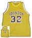 Magic Johnson Autographed Los Angles Lakers Gold Replica Jersey