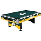 Green Bay Packers Team Logo 8 Foot Pool Table WITH Logo Felt