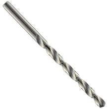 Cleveland 2213 Cobalt Steel Jobbers' Length Drill Bit, Gold Oxide Finish, Round Shank, 135 Degree Split Point