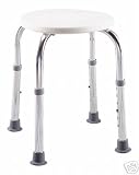 Bath Bench - Round Shower Stool - Tub Chair - 300 lb