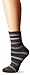 Goodhew Women's Cushy Lounger Socks, Charcoal, Medium/Large