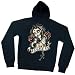 Lucky 13 Doll's LIL' MARY Womens Black Hooded Full Zip Sweatshirt