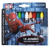 Spiderman Crayons : Jumbo Crayons (12 pcs pack)