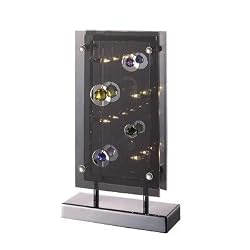 ET2 Infinity E20734-72 Table Glass 18" Table Lamp 4 Light 40 watt in Chrome