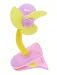 Childs push chair fan with clip - pink
