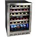 45 Bottle Built-In Dual Zone Wine Refrigerator Cellar