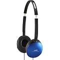 JVC iPhone and iPod Compatible Foldable Flats Headphones - Blue