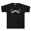 NORA - Swallows - Black T-shirt