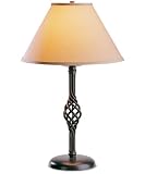 Hubbardton Forge 262066-20 Natural Iron Twist Basket 28H Tall Single Light Table Lamp from the Twis