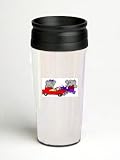 16 oz. Double Wall Insulated Tumbler with clothing elephant - Paper Insert